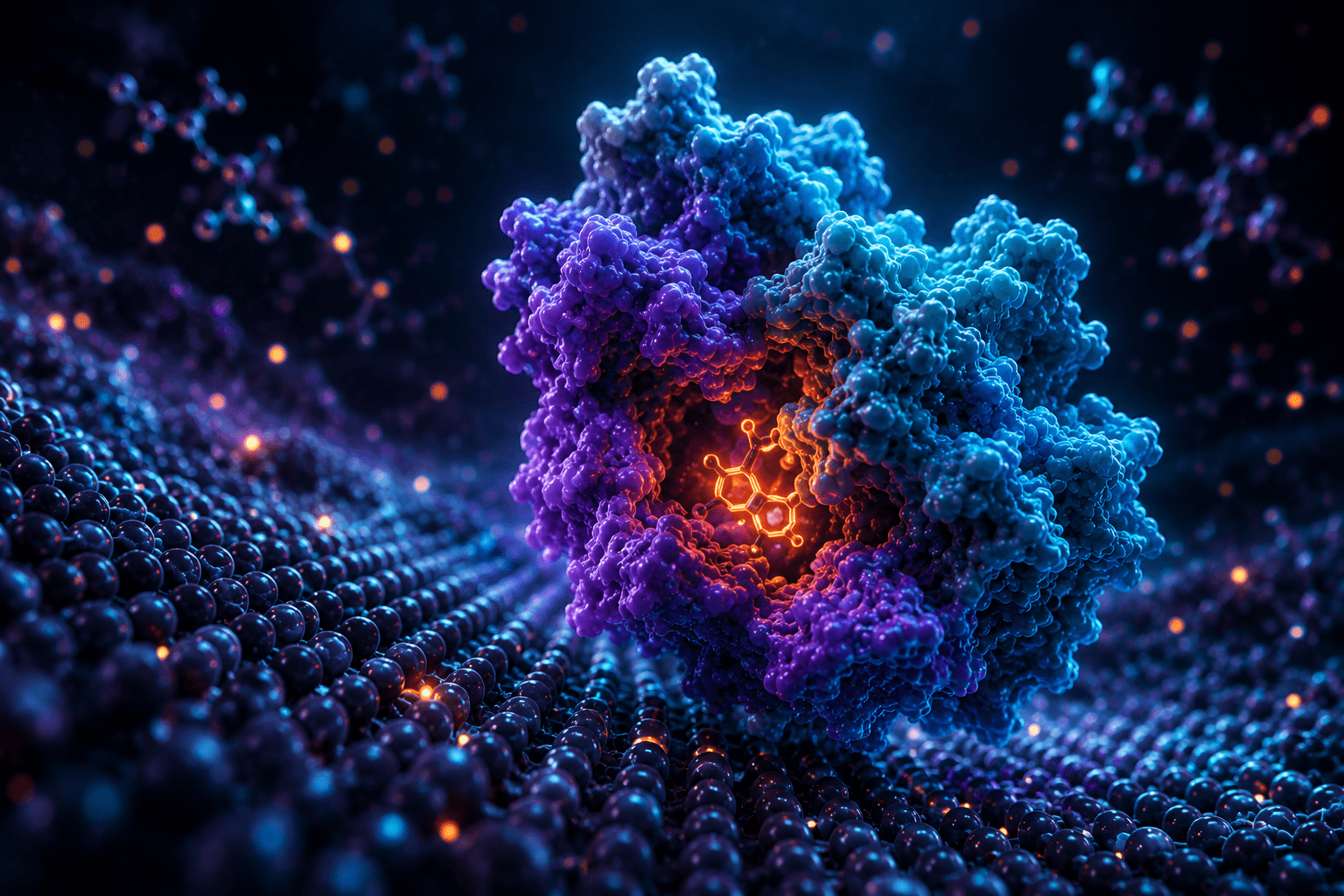 Scientific publication artwork concept generated with CoverLab AI